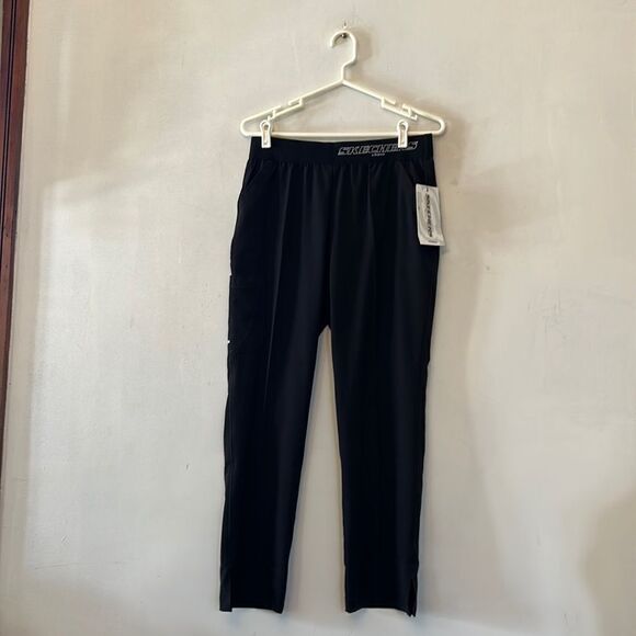 Skechers black moisture wicking workout pants Size MP NWT - Picture 1 of 9